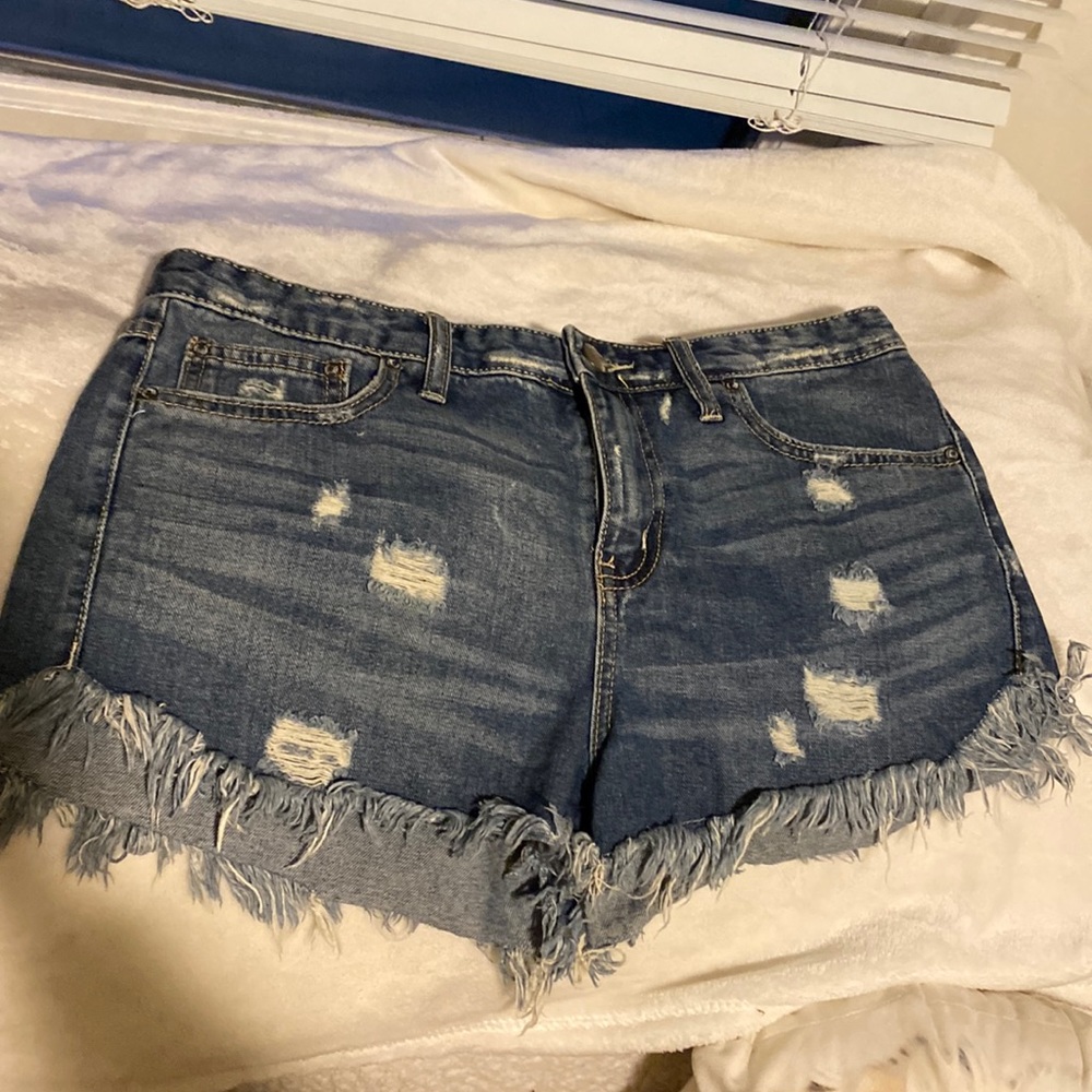 Cut off Jean shorts- free people